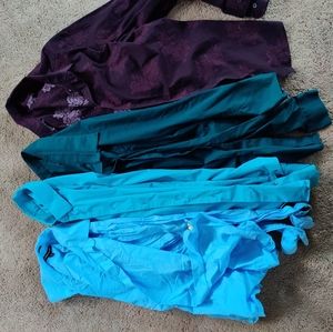 Bundle 4 Express 1MX Large Slim or Extra Slim Dress Shirts